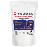 Jedlá SÓDA potravinárska hydrogenuhličitan sodný 1kg Pure Chemical