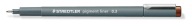 Pigmentové pero 0,3 mm S308 hnedé 6549