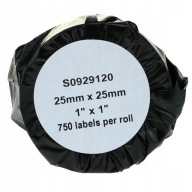 Štvorcové štítky S0929120 pre Dymo 25x25mm 750ks