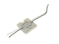 LED modul 12V DC 4x5050 IP65 36*36 1W MODRÁ