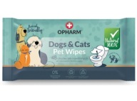 Opharm Dogs & Cats Pet Wipes - vlhčené obrúsky pre psov a mačky 48 ks