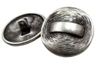 25mm kovové gombíky 1ks STRIEBORNÁ farba vintage K336A 2108