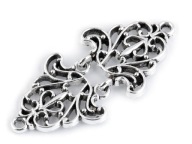 OPENWORK SILVER ozdobná kovová spona