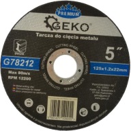 KOVOVÉ OCELOVÉ REZNÉ KOTÚČE 125x1,2 PREMIUM