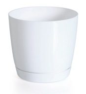 KVETINÁČ SO STOJANOM, priemer 15,5 cm, LESKLÝ