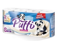 Puffi LUMIO a'8 toaletný papier|15m|2-válec|100% celulóza*