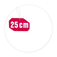 Prsteň lapač snov BIELY 25 cm