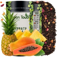 PARADISE ISLAND čierny čaj s ananásom, papája, okvetné lístky ruží, ovocie 50 g