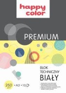 Technická podložka A3 Happy Color biela 250g 10 listov