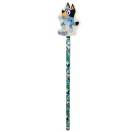 ceruzka s gumou, figúrky Bingo a Bluey Blue