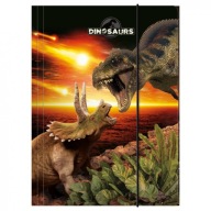 A4 SÚBOR KRESLENIA S GUMAČNÝMI DINOSAURAMI (TGA4DN18)