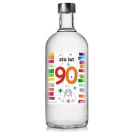narodeninové etikety na ALCOHOL vodka 90. narodeniny