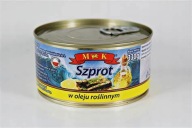 Šproty v rastlinnom oleji 0,33 kg