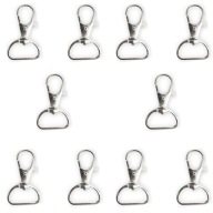 KĽÚČENKA NA RYBIE KRABINKY 22mm STRIEBORNÝ NIKEL