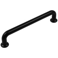 MAT ČIERNA NÁBYTKOVÁ KĽÚČKA LOFT MODERNÁ TUBE QHD-05 128 mm