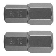 HEX hrot 12 x 30 mm, S2 x 2 ks.