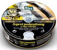 Údené šproty v rastlinnom oleji 160g Srdce