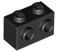 LEGO 1X2 ČIERNE S CUBMI 11211 PRE 1 PC
