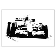 Samolepky A5 LEVEL Formula One F1 Car
