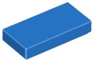 LEGO TILE 3069b DLAŽDICA 1x2 modrá NOVINKA (1g)