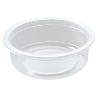 Opakovane použiteľná PP nádoba 350 ml, priemer 115 mm, priehľadná