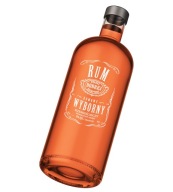 RUM 20x etikety. Biele etikety na alkohol