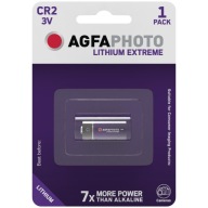 1x AGFAPHOTO CR2 DLCR2 3V LÍTIOVÁ FOTOBATÉRIA