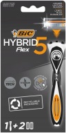 Holiaci strojček BiC Hybrid 5 Flex s 5 čepieľkami