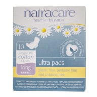 Ultra dlhé hygienické vložky s krídelkami. 10 ks - Natracare