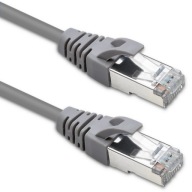 Qoltec FTP CAT5e Patchcord kábel 2xRJ-45 1m vysokorýchlostný zlatý tienený