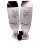 Odkvapkávacia tácka na 2 fľaše pre Sodastream, Brita, Philips carbonator, biela