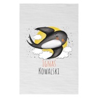 Uterák do škôlky 30x50 + Meno LASTOVIČKA