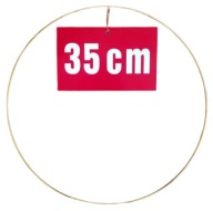 ZLATÝ prsteň/ráfik pre lapače snov a makramé 35 cm