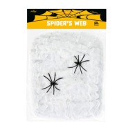 Halloweenska pavučina biela 20g