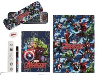 Školské potreby Marvel Avengers, súprava farbičiek, pero a zošit