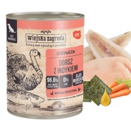 COUNTRY FARM Krmivo pre psov Treska s morkou 800g