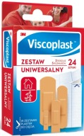 Univerzálna sada viskoplastových náplastí 24 kusov, 2 typy, 5 veľkostí