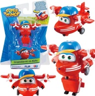 SUPER WINGS FLIP ROBOT TRANSFORMAČNÉ LIETADLO 2v1 JAZDE NA VRTULE