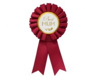COTILION 16cm - BEST MUM PIN - Bordová červená - 1 ks GODAN