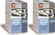 ANNA ZARADNA VLHČENÉ Utierky NA OKULIARE 30 ks x2