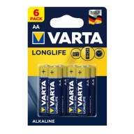 Batéria Varta Longlife AA - 6ks LR6
