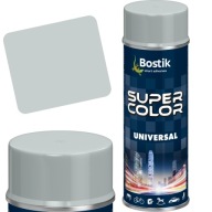 Univerzálna farba v spreji svetlošedá 400ml strieborný akrylový lak Bostik
