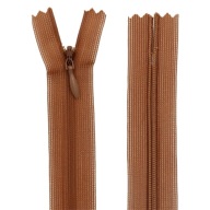 Zipsy KRYTÉ 45cm ČERVENÉ 1 ks