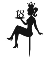 Sediace dievča Žena AKÝKOĽVEK 18 30 40 50 Queen of Life PLEXI