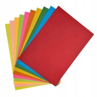 FAREBNÝ KOPÍROVACÍ PAPIER A4 80g INTENZÍVNY MIX - 10 FARIEB - 100 listov.