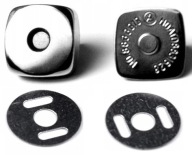 Magnetická spona na kabelku Magnet Nikel - 14mm 10ks