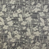 Grafitová protišmyková kúpeľňová predložka FLOWERS 65x10cm