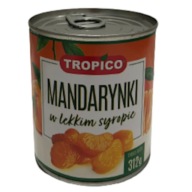 TROPICO Mandarínky v light sirupe 312g
