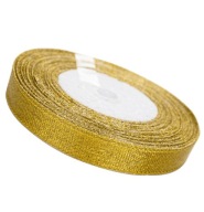 ZLATÁ GLITROVÁ stuha 12mm 22mb