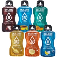 6x BOLERO NÁPOJ ZMES CHUTÍ PRÁŠOK NA SÝTIK BEZ CUKRU DO VODY SÓDKA